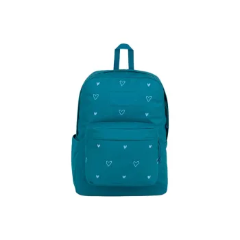 JanSport Recycled Polyester Backpack Women's Dark Blue Heart