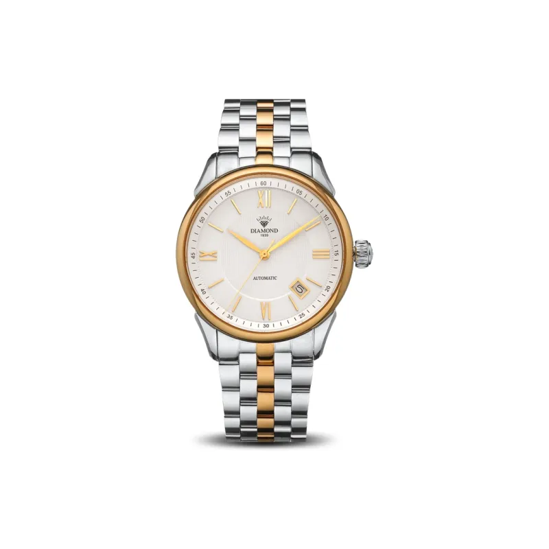 Diamond Automatic Mechanical Movement Men's Watches White Dial-9