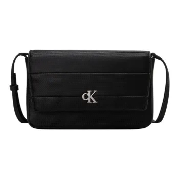 CALVIN KLEIN Polyurethane One Shoulder Crossbody Bag Women's Black