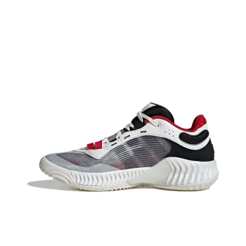 Adidas PRO VENTILATE LOW Cushioning Anti Slip And Wear Resistant Low Top Basketball Shoes Unisex White Black Red