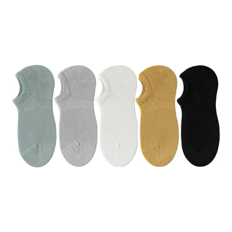 MIIOW No Show Socks Men's 5 Pack-8