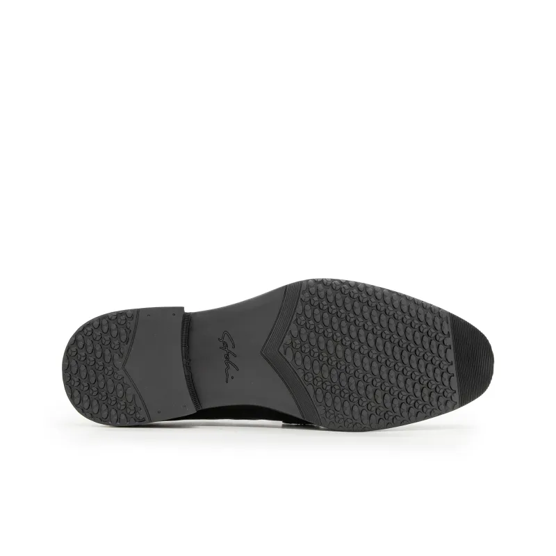 Satchi Dress Shoes Slip on Men's Black-5