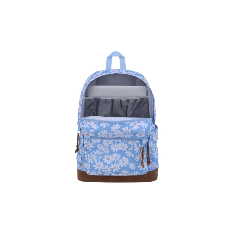 JanSport Suede Backpack Regular Three-Color Violet Blue-5