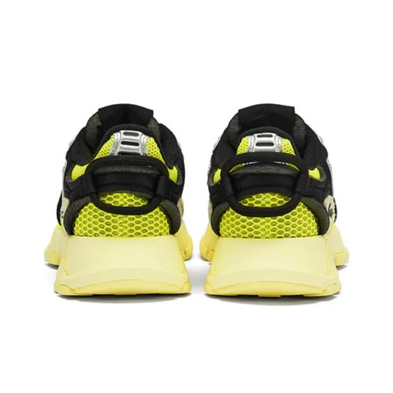 LACOSTE L003 Neo Low-Top Casual Shoes Women's Yellow Black-3