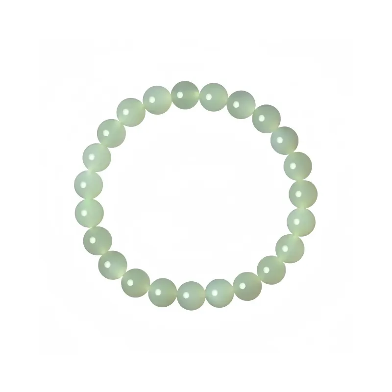 Lingxiang Yurun Hetian Jade Bracelets Unisex Pale Greenish White Jade-9