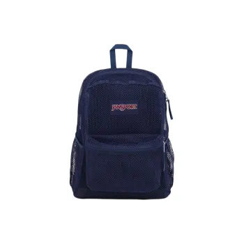 JanSport Recycled Polyester Mesh Backpack Unisex Marine Blue