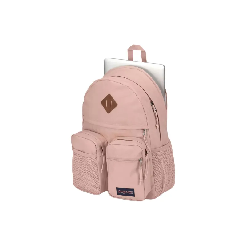 JanSport Polyester Backpack Unisex Mist Rose-4