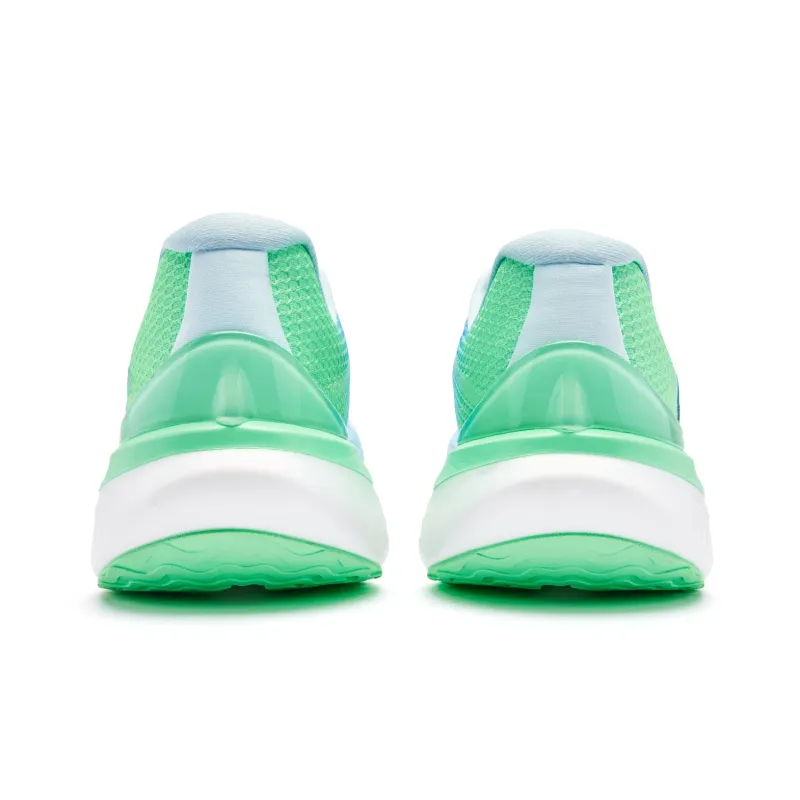 QIAODAN BOOM PRO Cushioning Anti Slip And Wear Resistant Low Top Running Shoes Men's Blue Green-4