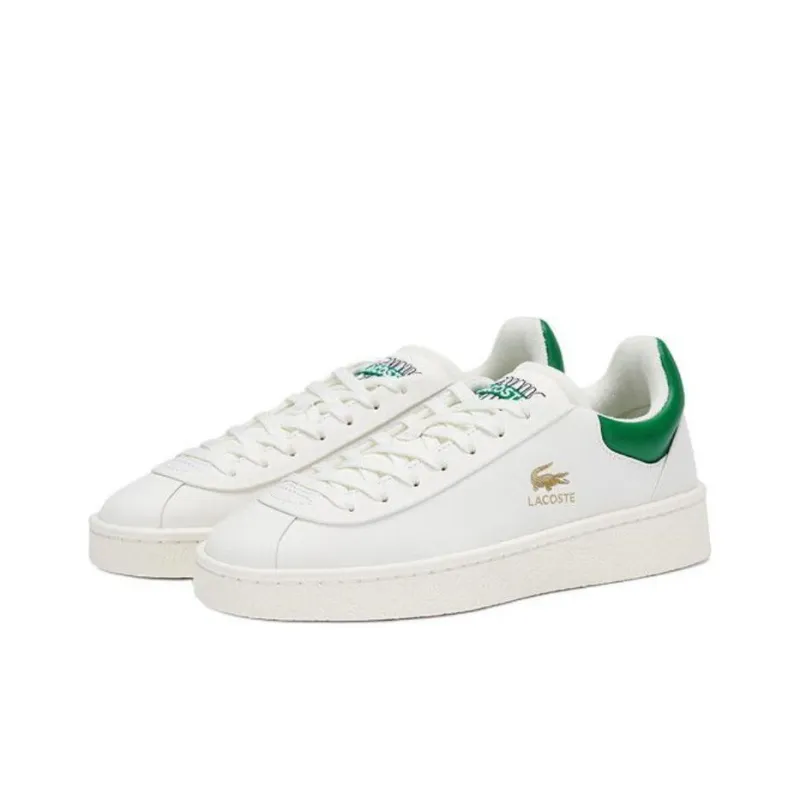 LACOSTE Low Top Skateboard Shoes Women's White-2