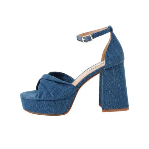 STEVE MADDEN Strap Sandals 12.3cm Women's Blue