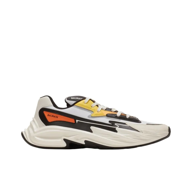 BALMAIN Run Row Embossed logo Trainers-1