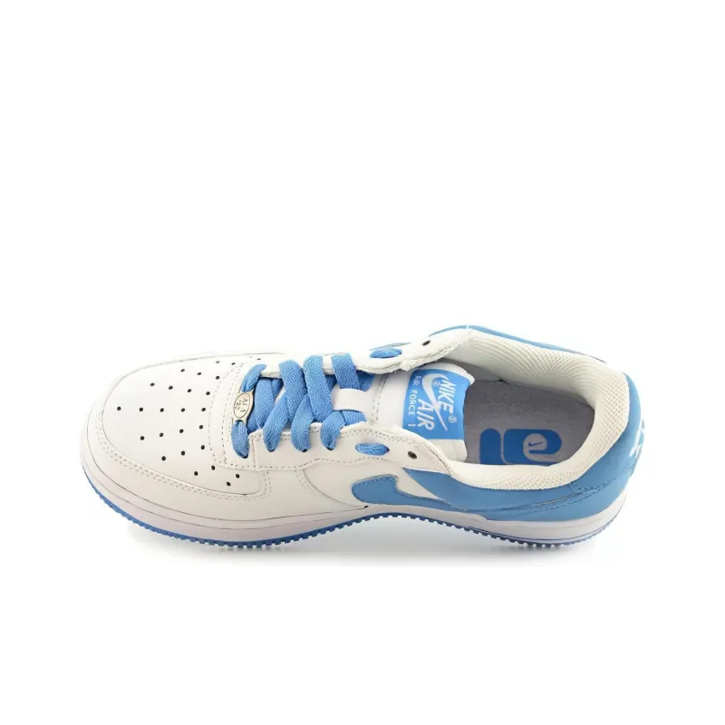 Nike Air Force 1 Coverage Impact Resistance Low-Top Skateboard Shoes Women's University Blue-3