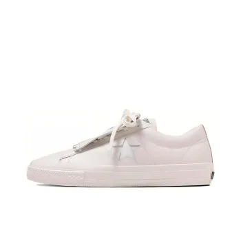 Converse One Star Abrasion Resistant Breathable Low Top Skateboard Shoes Unisex White