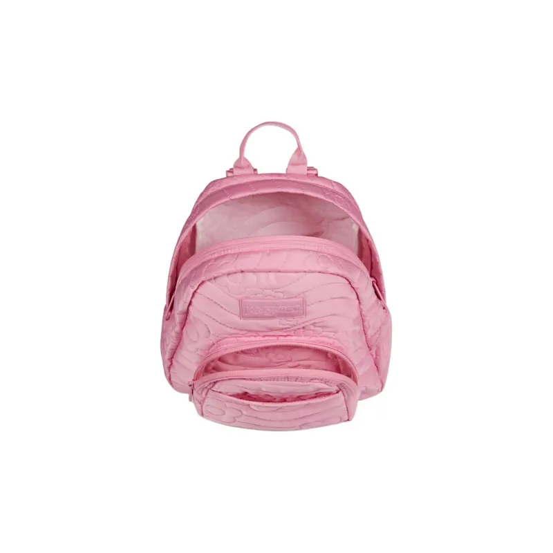 JanSport Recyclable Polyester Backpack Mini Women's Pink-4