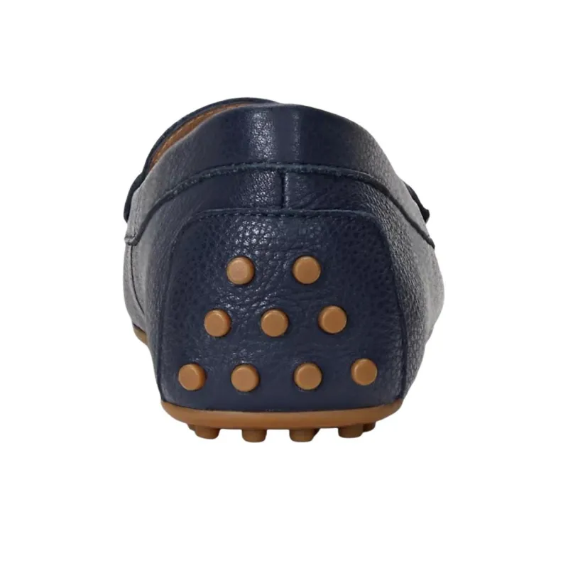 LAUREN RALPH LAUREN Barnsbury Gommino Loafers Women's Blue-4