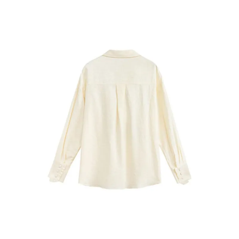 ZIHAN Shirts Women's Beige-1