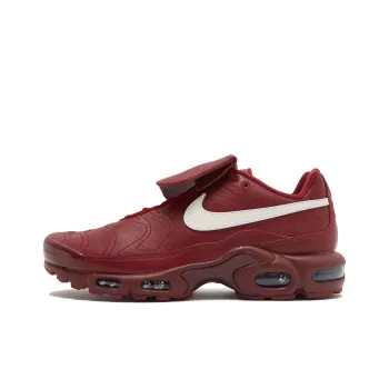 Nike Air Max Plus TIEMPO Cushioning Anti Slip And Wear Resistant Low Top Casual Shoes Men's Red