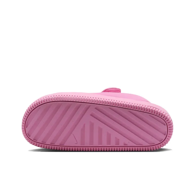 Nike Calm Sandal Hyper Pink Metallic Silver Women's-4