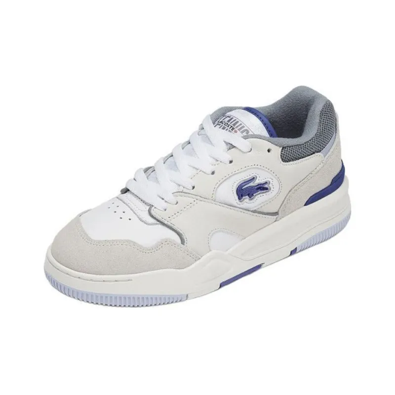 LACOSTE Low Top Skateboard Shoes Women's Light Blue-1