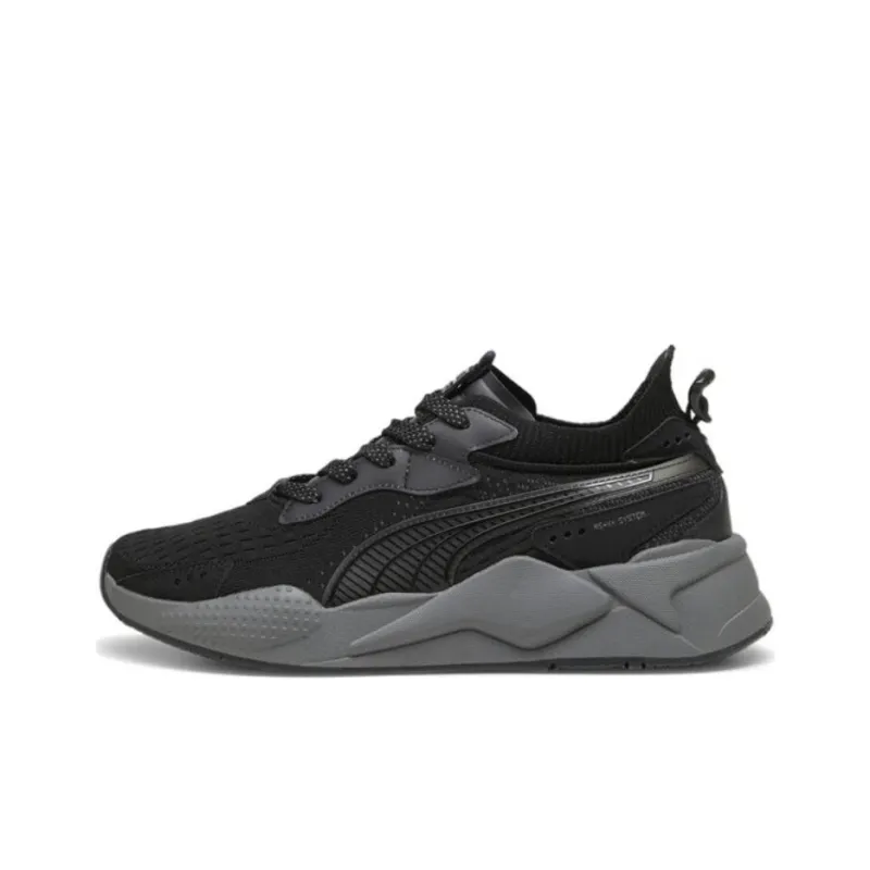 PUMA RS-XK REMIX Anti-Slip And Wear-Resistant Lightweight Low-Top Casual Shoes Unisex Black Gray-0