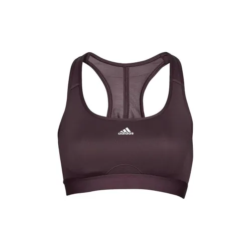 Adidas Clothing Sleeveless Sports Shirts Women's Burgundy