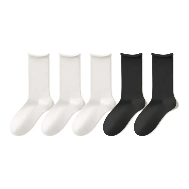 B&C.Room Mid Calf Socks Fall Winter Women's 5 Pack-19