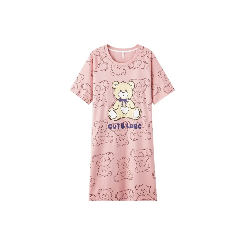 The Story Of The Flower Season Nightgown Women's Pink-0