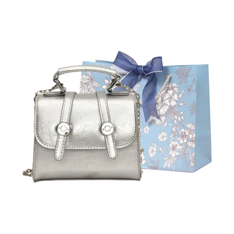 REDOO PU Backpack Women's White/Silver/Black/Pink/Blue-5
