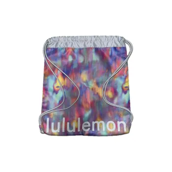 Lululemon Recycled Polyester Gym Bag Backpack Regular Unisex Washed Print In Mixed Colors