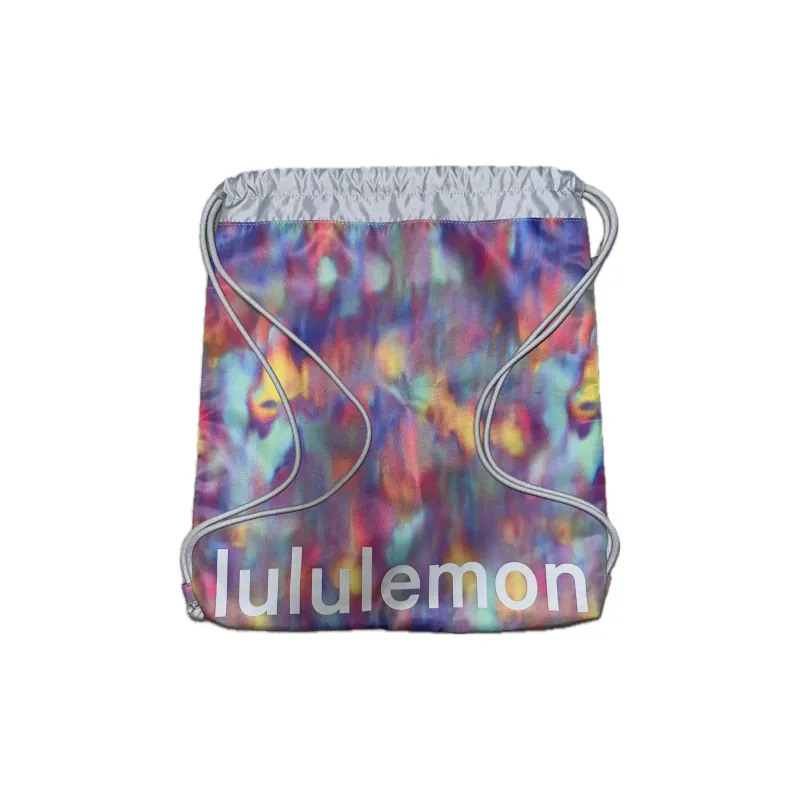 Lululemon Recycled Polyester Gym Bag Backpack Regular Unisex Washed Print In Mixed Colors-0