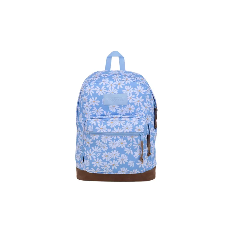JanSport Suede Backpack Regular Three-Color Violet Blue-0