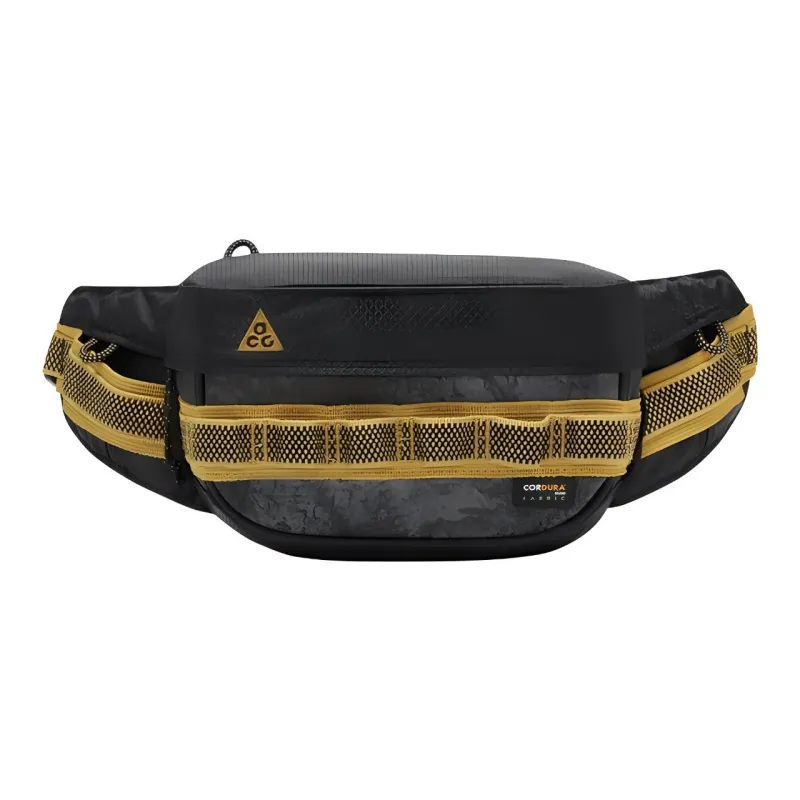 Nike Polyester Sling Bag, Crossbody Bag, Fanny Pack Regular Men's Black-1