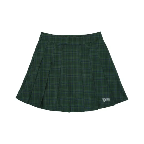 Nerdy Casual Short Skirts Women's Green