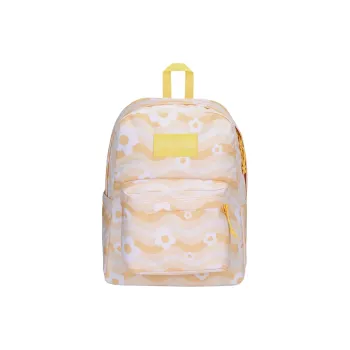 JanSport Recycled Polyester Backpack Medium Size Unisex Yellow