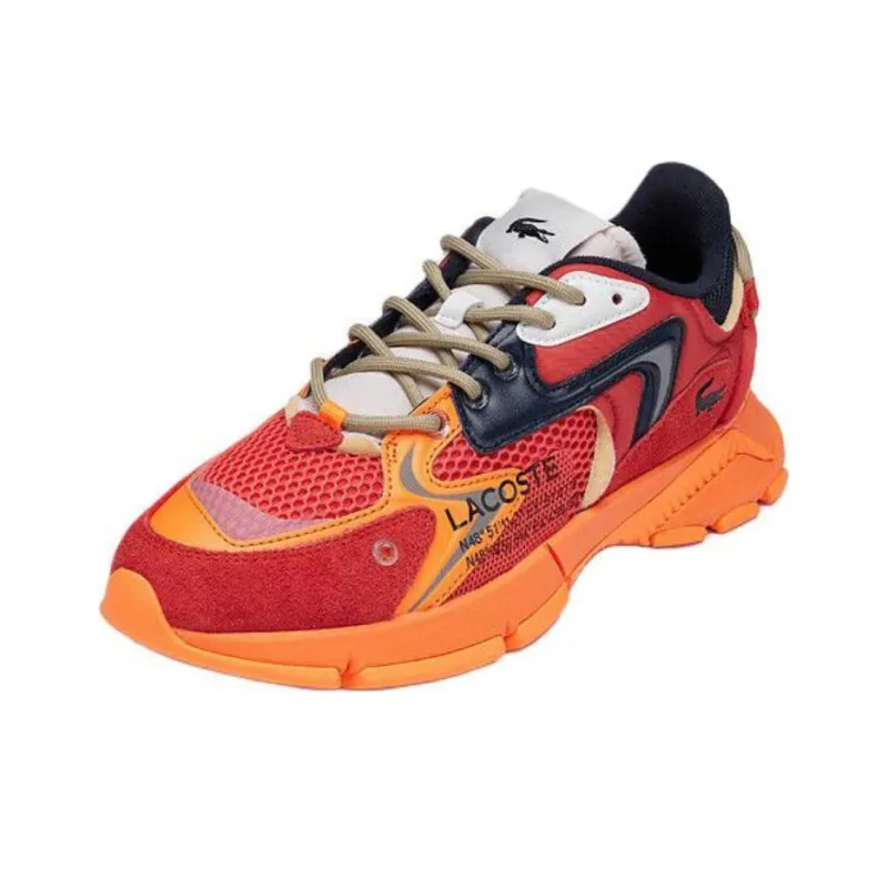 LACOSTE Low Top Casual Shoes Men's Orange-1