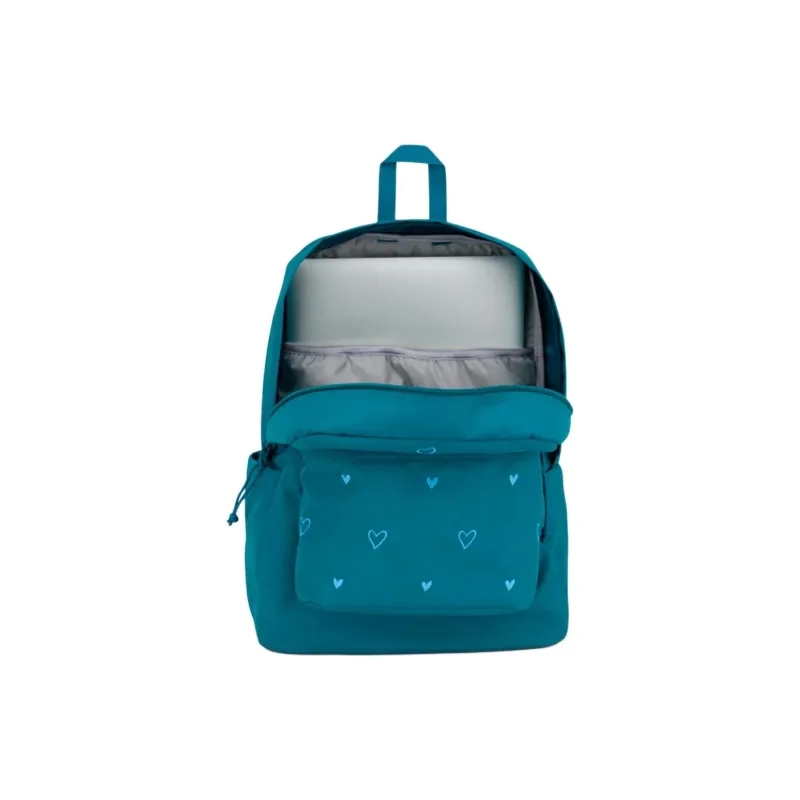 JanSport Recycled Polyester Backpack Women's Dark Blue Heart-6