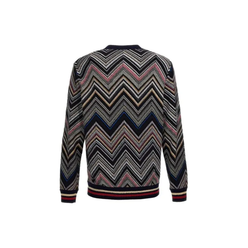 MISSONI Chevron Crewneck Jumper-1