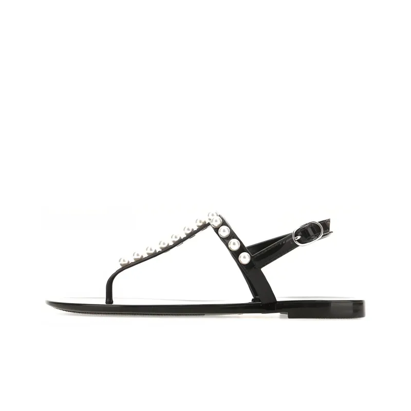 stuart weitzman Goldie Jelly Thong Sandals-0