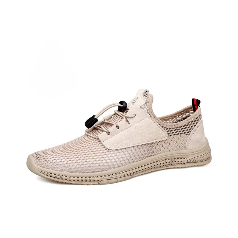 AUSFAMDS Wear-Resistant Breathable Quick Dry Low-Top Casual Shoes Men's-4