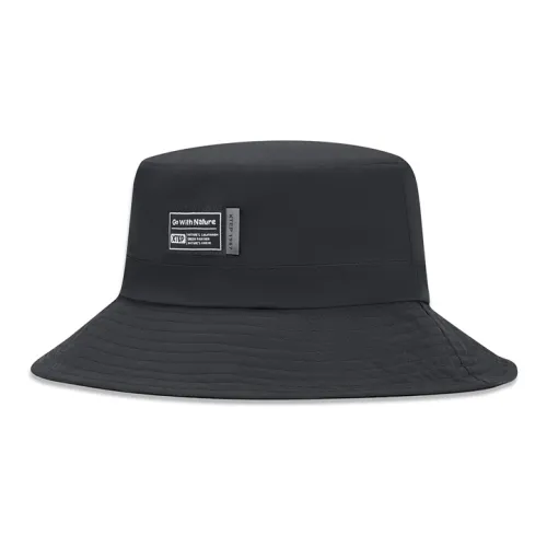 XTEP Polyester Bucket Hats Unisex Black