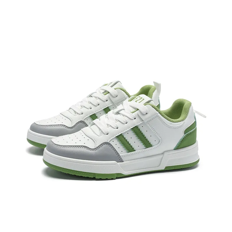 FOREVER 21 Anti-Slip Wear-Resistant Lightweight Breathable Height Increasing Low-Top Skateboard Shoes Unisex-5