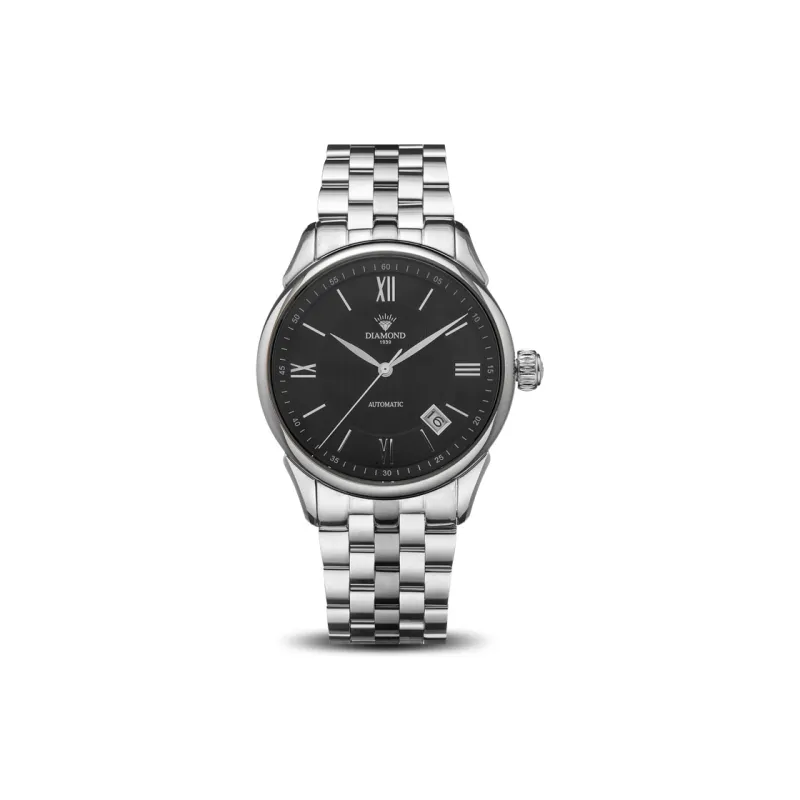 Diamond Automatic Mechanical Movement Men's Watches White Dial-3