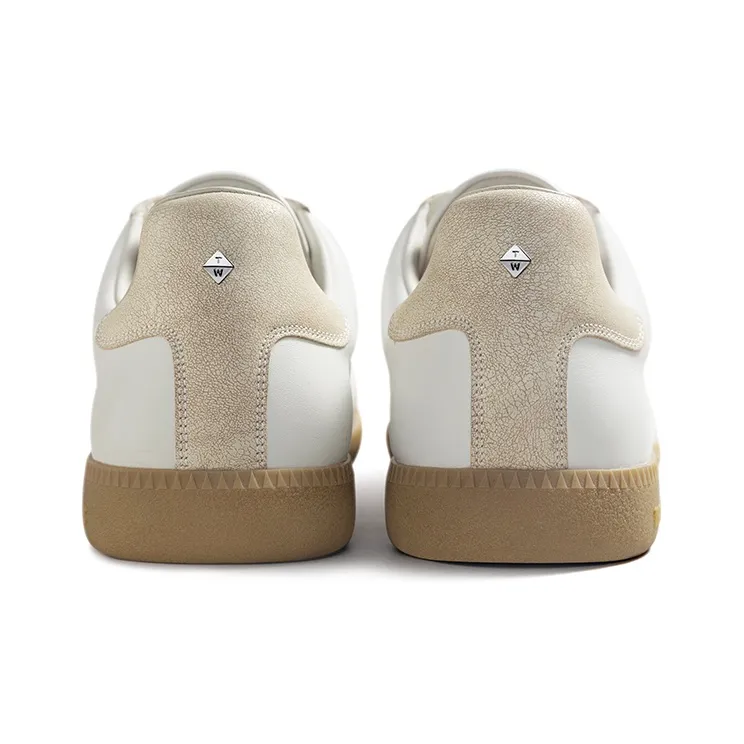 THOM WILLS Skateboard Shoes Unisex Low Top Khaki-3