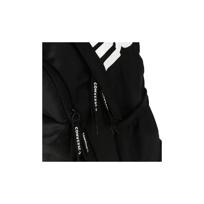 Converse Polyester Backpack Large Size Unisex Black-5
