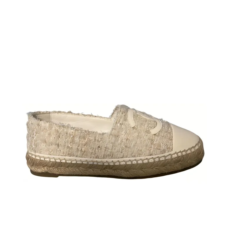 CHANEL Espadrilles Women's White-1