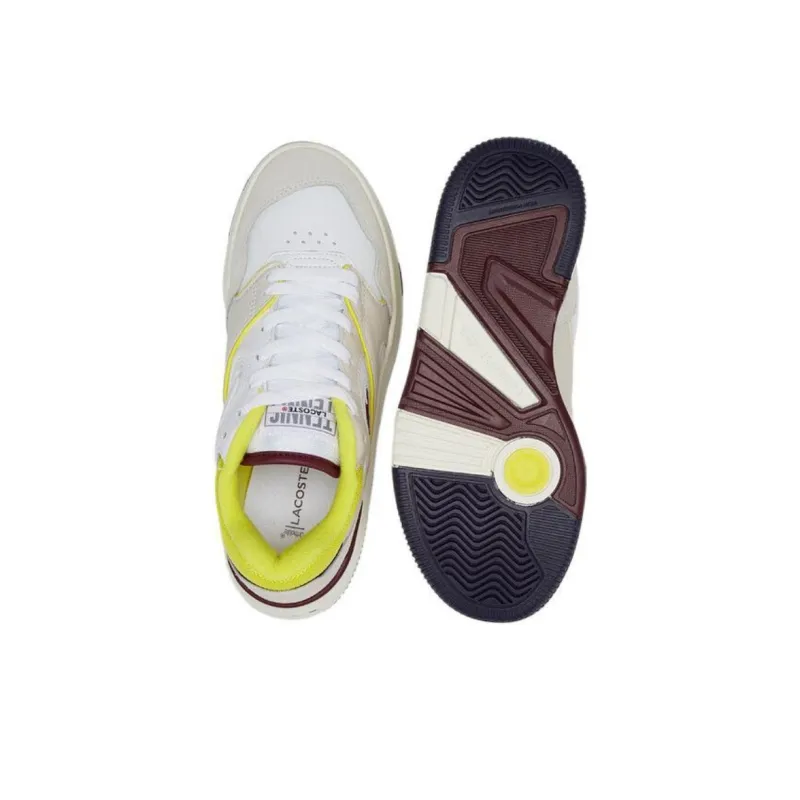 LACOSTE Low Top Skateboard Shoes Women's Yellow-4