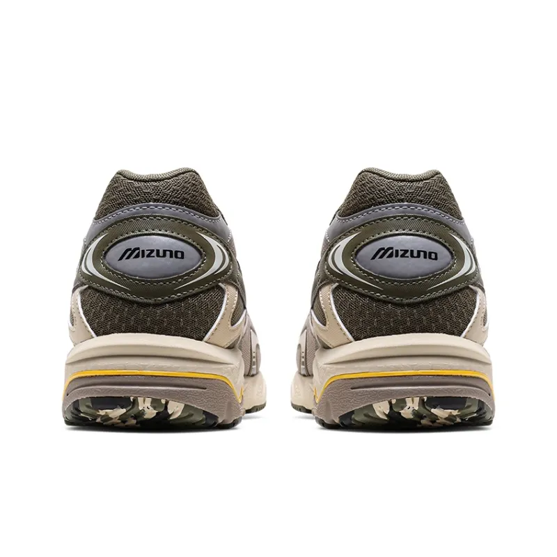 Mizuno Wave Solar V2 Anti Slip And Wear Resistant Coverage Support Low Top Casual Running Shoes Unisex Olive Green-3