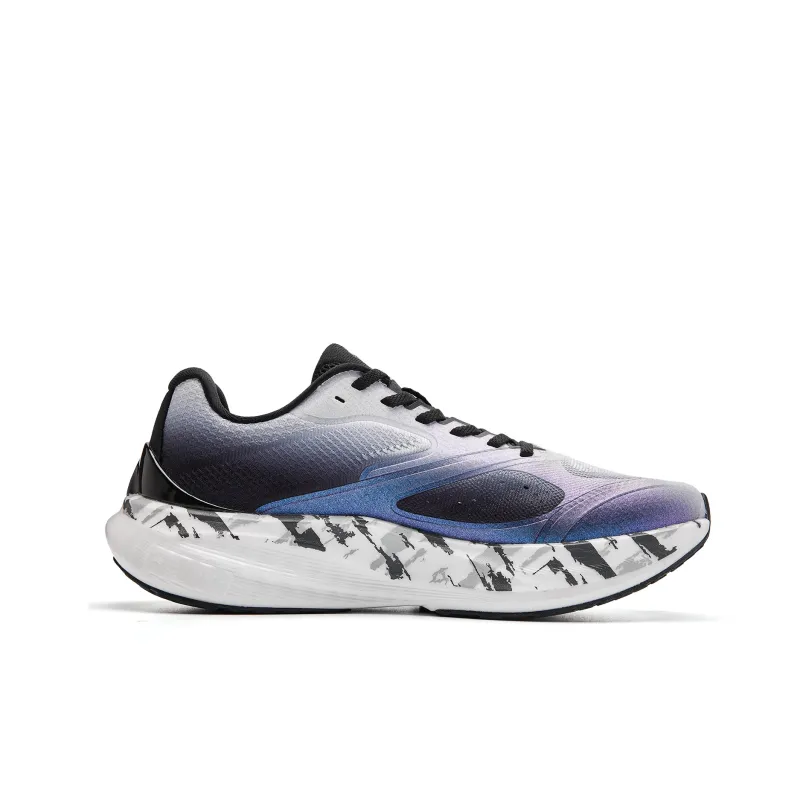 QIAODAN BOOM PRO Cushioning Anti Slip And Wear Resistant Low Top Running Shoes Men's Jordan White Black-1