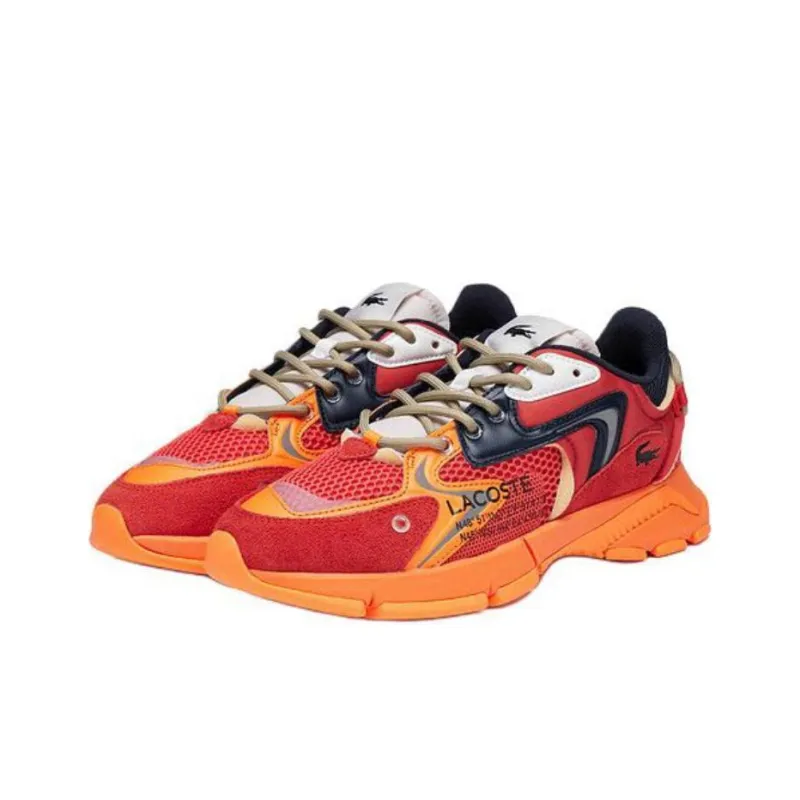 LACOSTE Low Top Casual Shoes Men's Orange-2