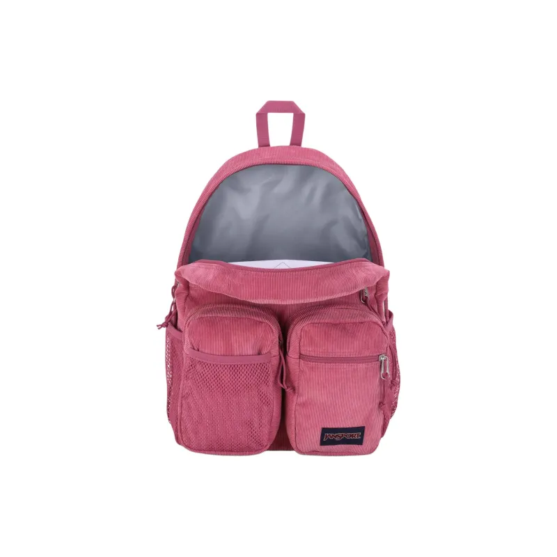 JanSport Polyester Backpack Unisex Purple Haze Corduroy-6